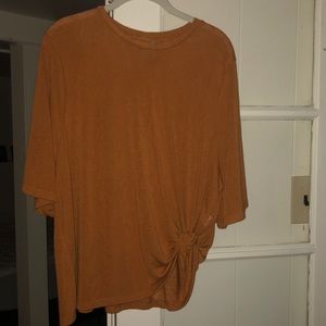 ASOS side tie short sleeve shirt, size 14